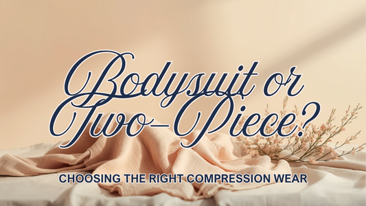 Bodysuit or Two-Piece — cover image comparing compression garment styles from Elite Compression