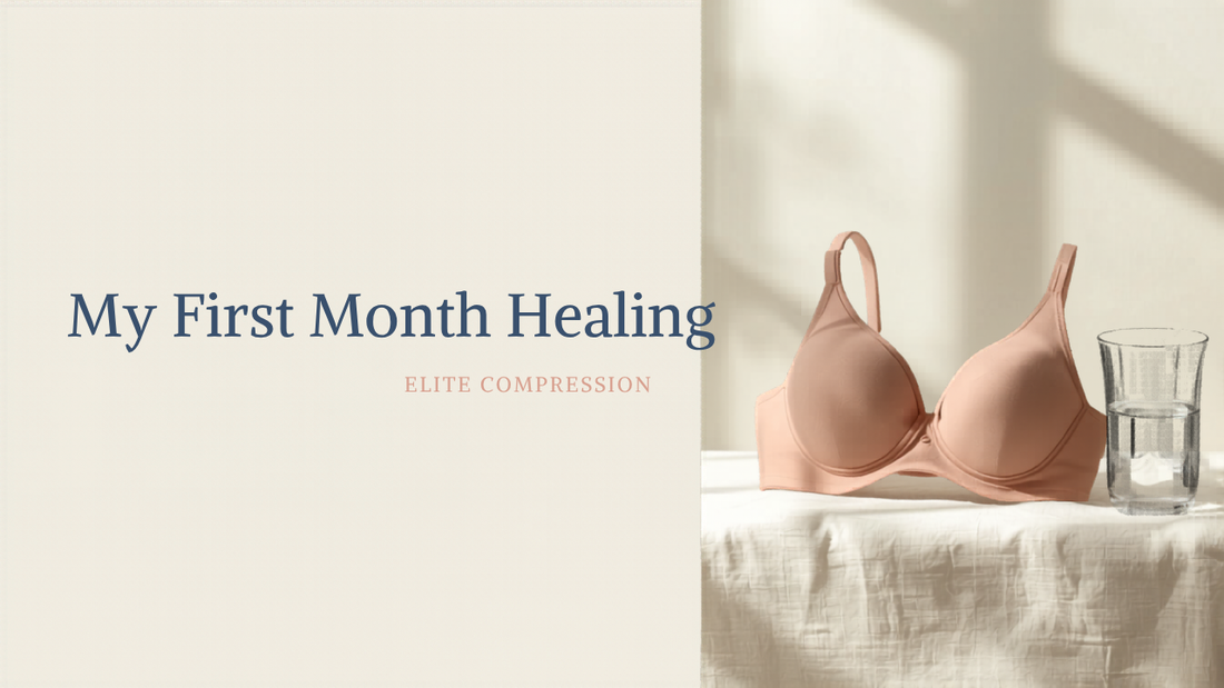 My first month healing — breast reduction recovery cover image from Elite Compression