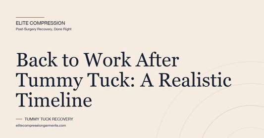 Back to Work After Tummy Tuck: A Realistic Timeline