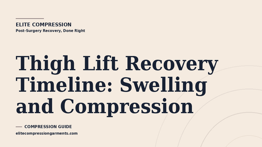 Elite Compression cover graphic for: Thigh Lift Recovery Timeline: Swelling and Compression