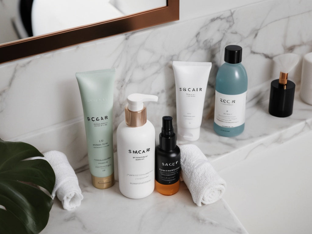 Scar care essentials: silicone sheets, moisturizer and sunscreen