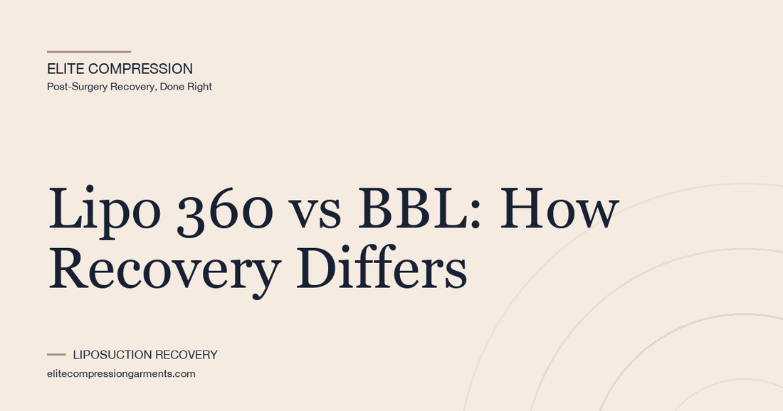 Lipo 360 vs BBL: How Recovery Differs