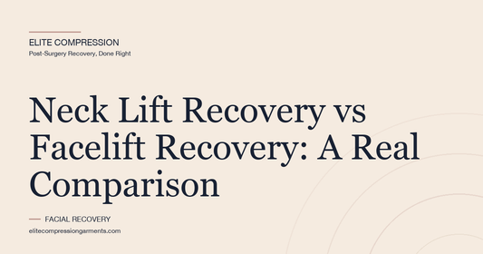 Neck Lift Recovery vs Facelift Recovery: A Real Comparison