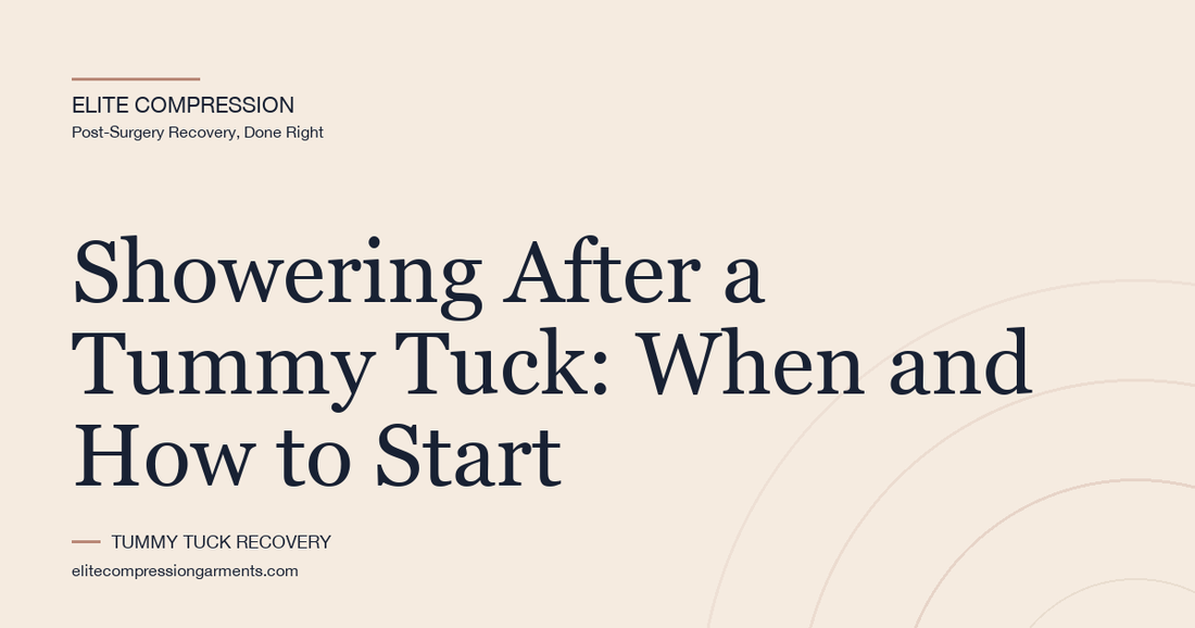 Showering After a Tummy Tuck: When and How to Start